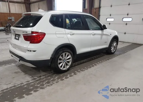 2017 BMW X3 xDrive28I z USA, uszkodzony, nr VIN 5UXWX9C52H0T04474